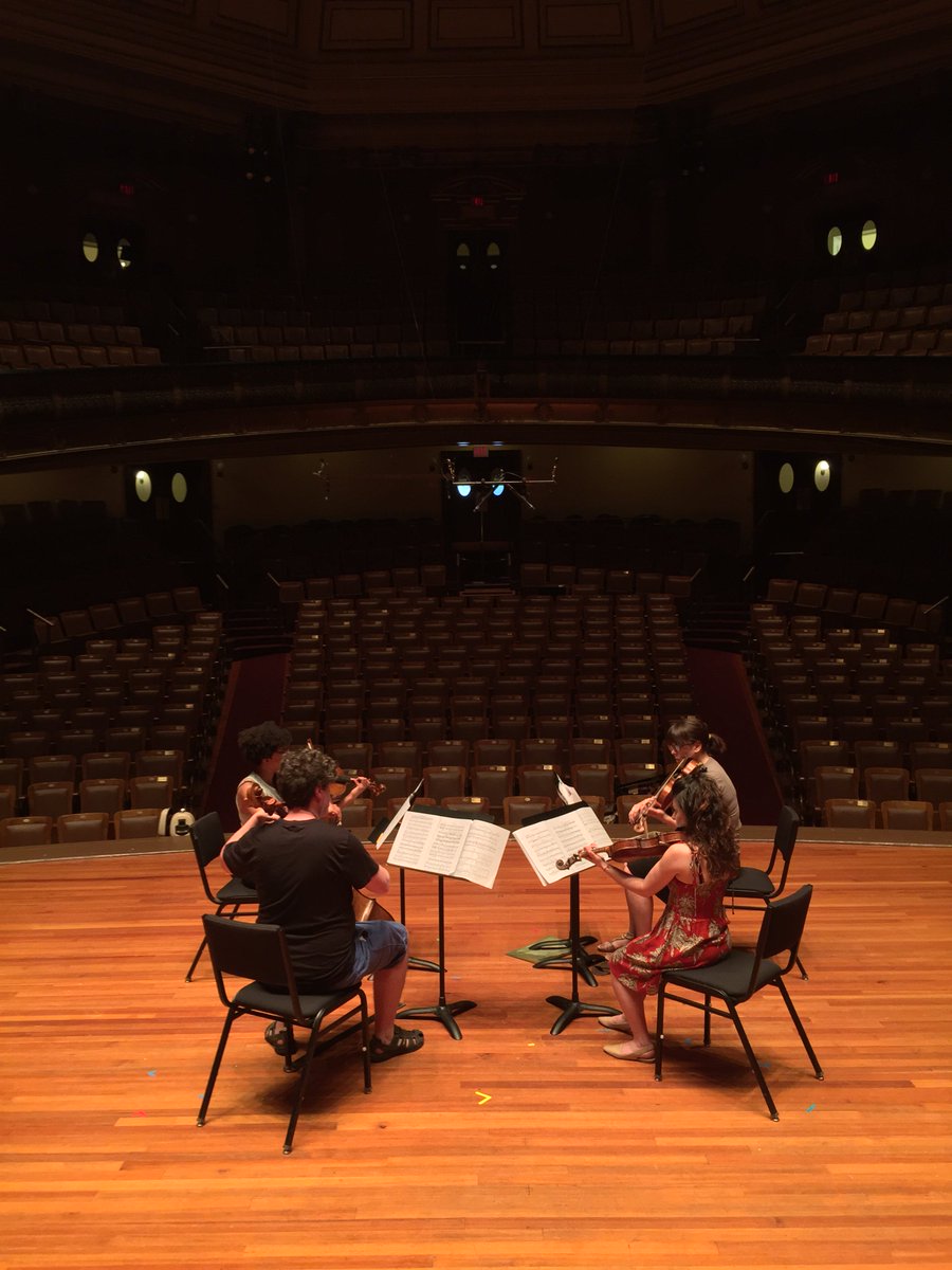 necmusic's tweet photo. More Steve Drury + Haas, plus Anderson string quartet tonight! #SICPP https://t.co/bia3tofwuO
