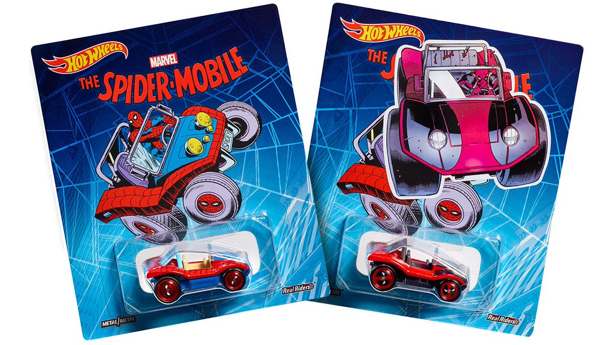 SD_Comic_Con's tweet photo. The Mattel #SDCC exclusive Spider-Mobile has been added to Mattel's pre-sale today: https://t.co/f5wJivBUKT https://t.co/mTyvuWdJ5z