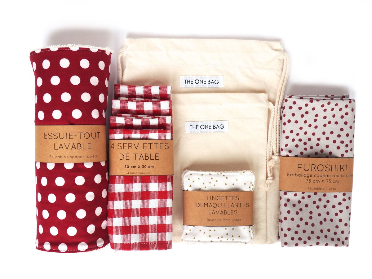 Kit complet à offrir à tous les débutants qui souhaitent poursuivre une démarche #zerodechet  💚♻️ 👍 bit.ly/2sKplFd