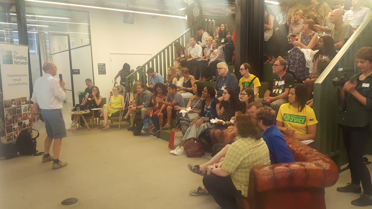hackneygiving's tweet photo. Full house at Capco, as @hackneycvs chair gives opening speech.#HackneyGivingLive https://t.co/8JQ7UcJXBx