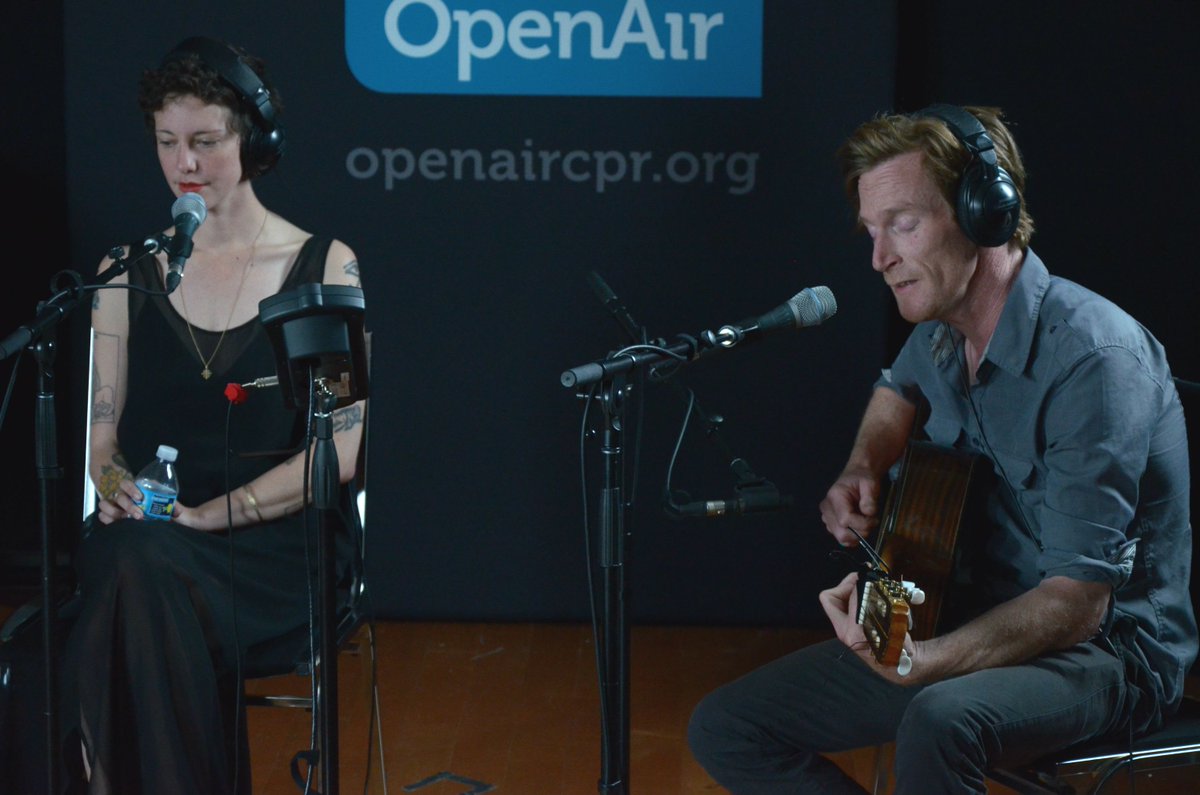 Indie1023's tweet photo. Denver singer-songwriter Joe Sampson played an #OpenAirSession with @EsmePatterson helping out on vocals. Listen: https://t.co/9php4CIjdS https://t.co/66cBtAdKaU