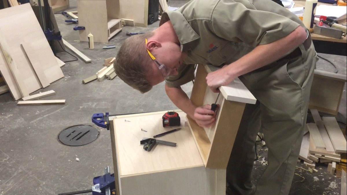 Day 2- cabinetmaking competition in progress <a href="/CobbSchools/">Cobb County Schools</a> <a href="/CTAE_COBB/">CTAE Supervisor</a>