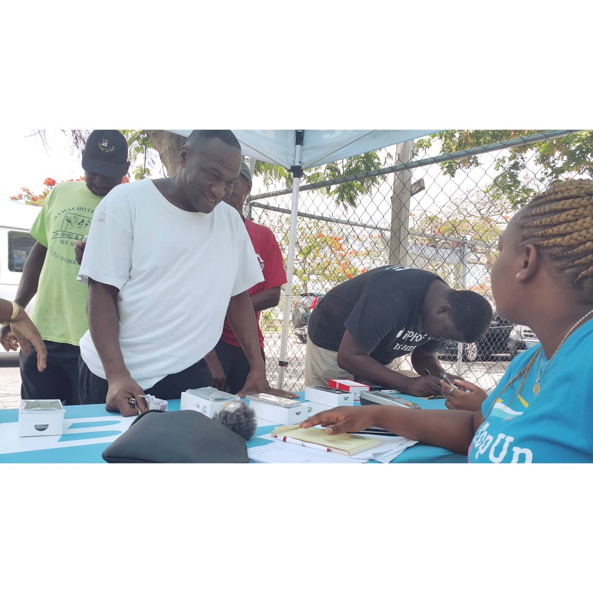 BTC242's tweet photo. We checked in with our Pop-up Shops team at Wilmac's Pharmacy on Poinciana Drive today - the turnout was phenomenal! #BTCPopUp #BTCLimitless https://t.co/t5vUvg4qD7