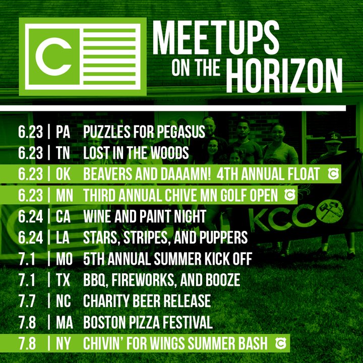 ChiveNation's tweet photo. Party with a purpose this weekend! #ChiveNation #HowiChive #PartyWithaPurpose https://t.co/Jx6WQYX1iV