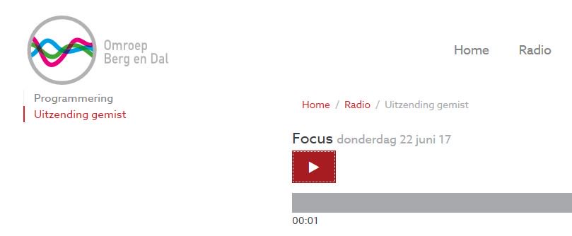 #stroomvandewaal Aankondiging bij Omroep Berg en Dal - stroomvandewaal.nl/aankondiging-b…