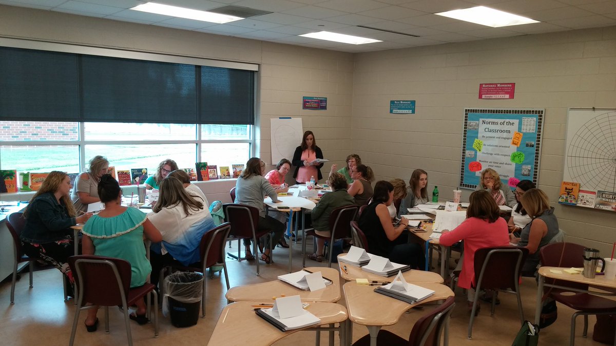 mr_toddwagner's tweet photo. K, 1, and 2 teachers deconstructing the math standards, using a KUD! #TNteacherhero #TNStandards #FIRSTcore https://t.co/Eg1oLGta0H