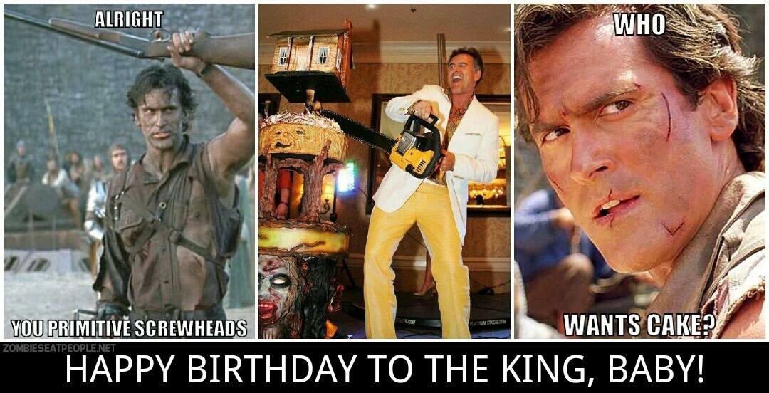 Happy Birthday Bruce Campbell.     