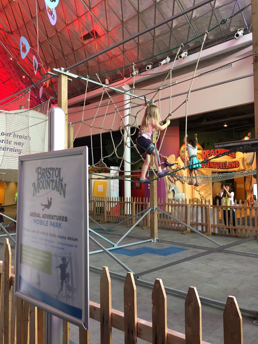VisitRochester's tweet photo. The mobile @BristolMountain course is at @museumofplay this week #visitROC https://t.co/vzkSW0THoA