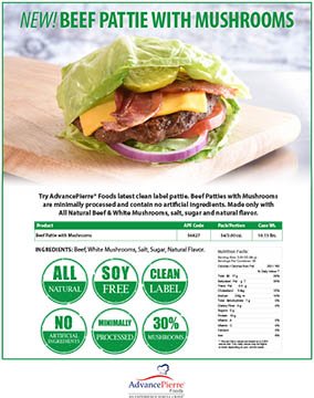 APFFoodService's tweet photo. The next thing in burgers from APF: https://t.co/lt6YdmVTxZ Mushroom Burgers! #cleanlabel #foodservice #allnatural #nosoy #healthyhalo https://t.co/I5CZajYw98