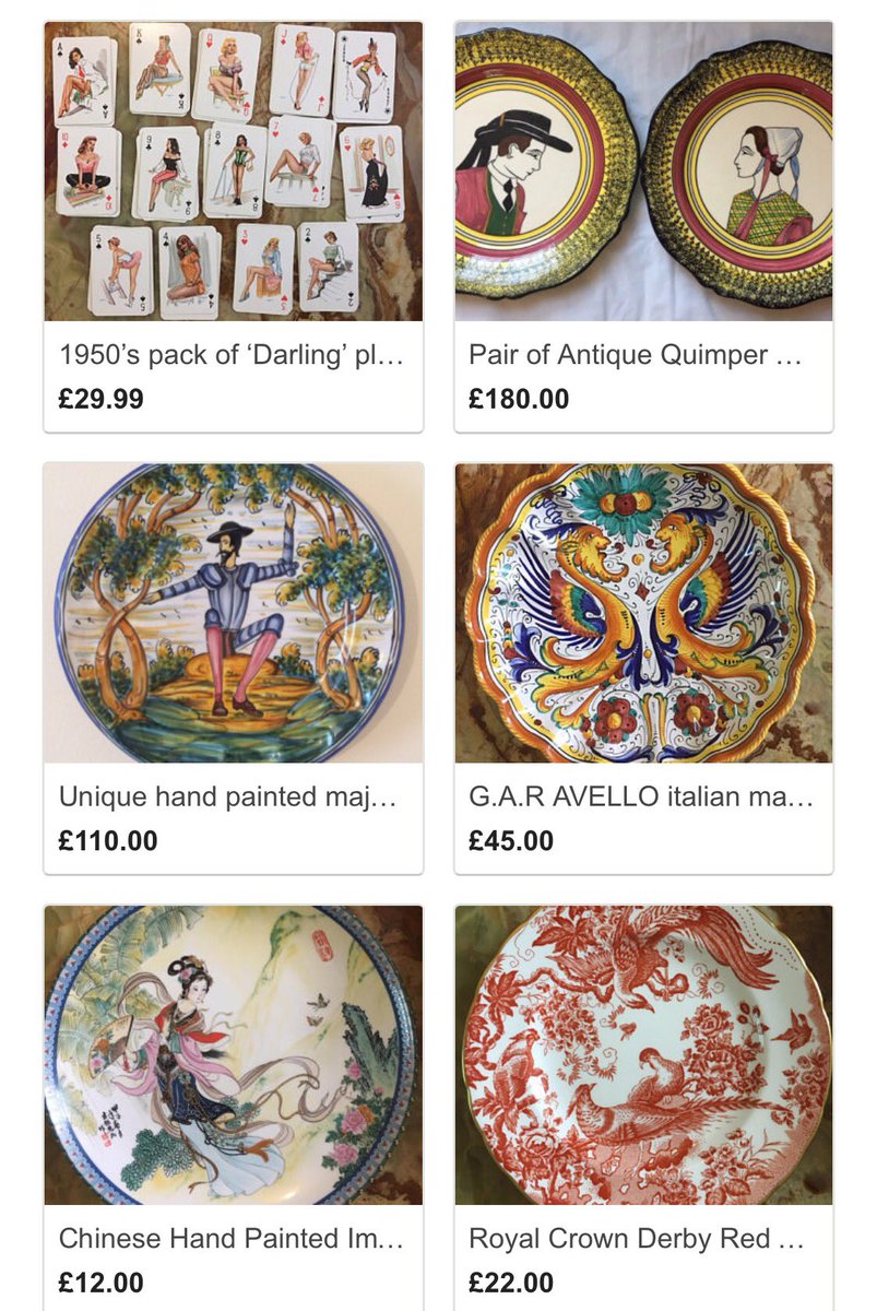 loveretrocrafts's tweet photo. https://t.co/g8X5k6Bxly
#Pottery #sales #italianmajolica #porcelain #dinnerware #clutters #Copenhagen #potteryforsale #ceramicsforsale https://t.co/4mGML0hwX9