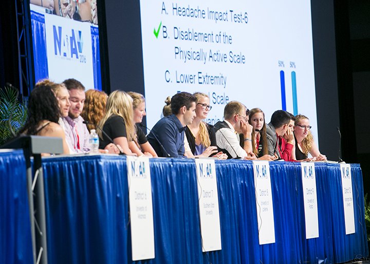NATA1950's tweet photo. Meet the teams that will be competing at the NATA Quiz Bowl this year. #NATA2017 https://t.co/QvgQidYbXz https://t.co/7fhjBwrsn5