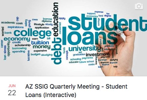 AZStudentSIG's tweet photo. Who's excited for the quarterly meeting tonight?! "LIKE" if you're joining! https://t.co/dk1PIWztzq #dptstudent #ptastudent #AZSSIG https://t.co/PADJpN5fXv