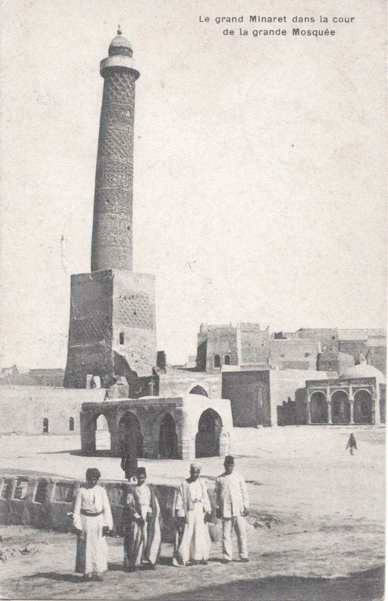 HistoryNeedsYou's tweet photo. Al-Hadbaa, the great mosque of Mosul #Iraq in 1913. World #heritage destroyed by the irrational anger of Daesh. #C4News #history https://t.co/x99FVbQmPG