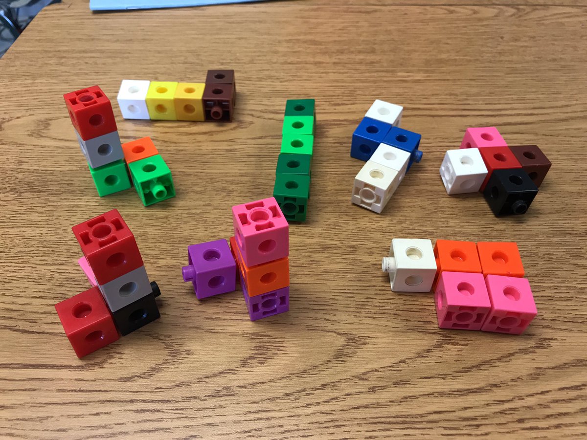 LowesClass's tweet image. How many unique structures can you make with 4 snap cubes? Thanks for stretching our thinking @SchmelzleTamara #edwrdsb #wrdsblst #wrdsbmath