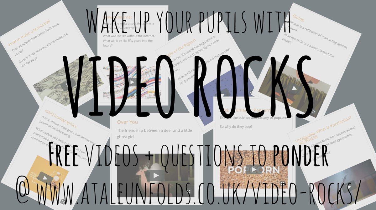 dom_traynor's tweet photo. Explore the WORLD with your pupils, daily stimulus videos and thought-provoking qs.

#videorocks #nqt #primaryrocks https://t.co/KfoJp27DPW