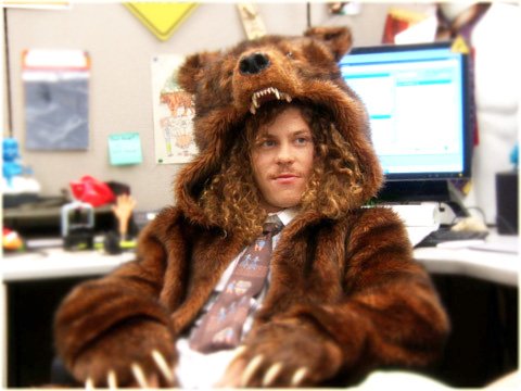 blake workaholics bear coat