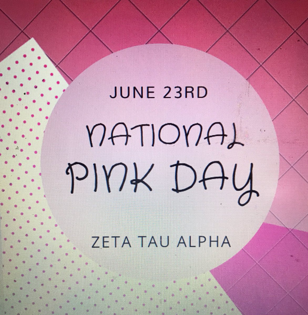 Guess what tomorrow is ?!? #NationalPinkDay 🎀 So get ya PINK on!!!