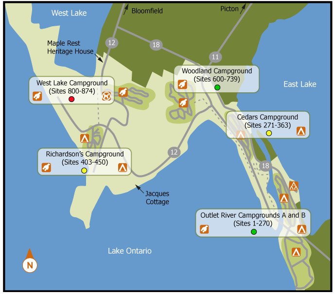 Campsite Report! We created a post to give you an update on current bookings for the weekend of <a href="/sandbanksmusic/">Sandbanks Music Fest</a>. sandbanksmusicfest.com/blog/2017/6/22…