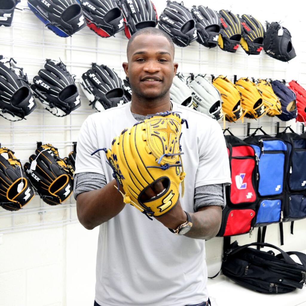 "I am proud to be part of #TeamSSK. Check out my partners <a href="/sskbaseballusa/">SSK Baseball</a> goo.gl/k4BXzq ".