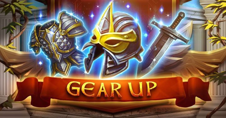 EternalArena_'s tweet image. Look at all the shiny things! Gear up event starts today!