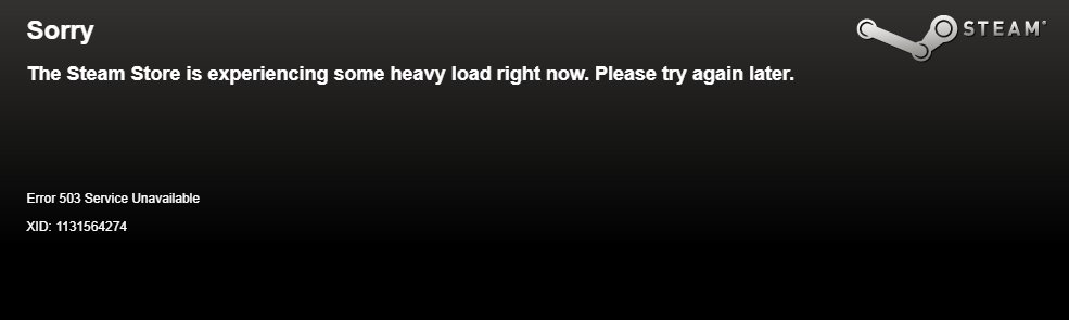 BlowSomeSteam's tweet photo. First Steam server crash! 🤑 #steamserver #steamservercrash #Steamsale #steamsales #notagain https://t.co/vRfVpVPkq3