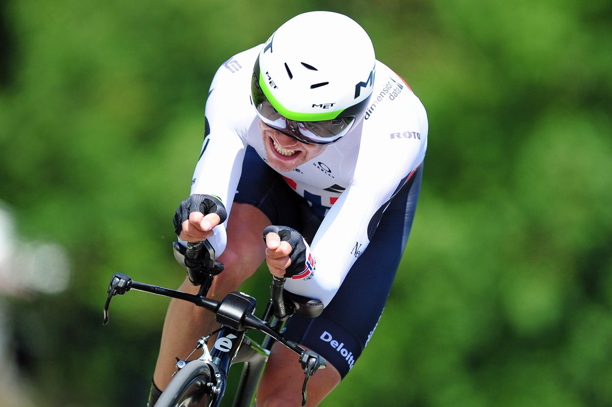 Boom! 2nd win in the space of a few minutes! Edvald Boasson Hagen wins the 2017 Norwegian time trial champs! #DoYourPart