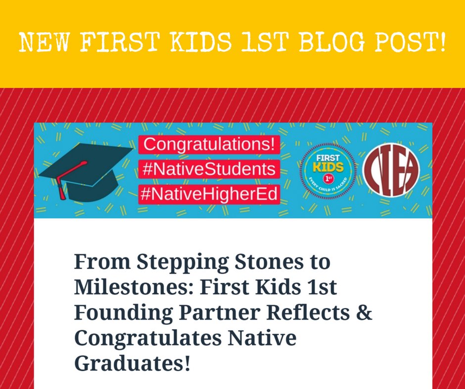 FirstKids1st's tweet image. #FK1st founding partner congratulates #NativeGraduates: “This success is yours &amp;amp; something to celebrate.” Full post: bit.ly/2tTMSj8