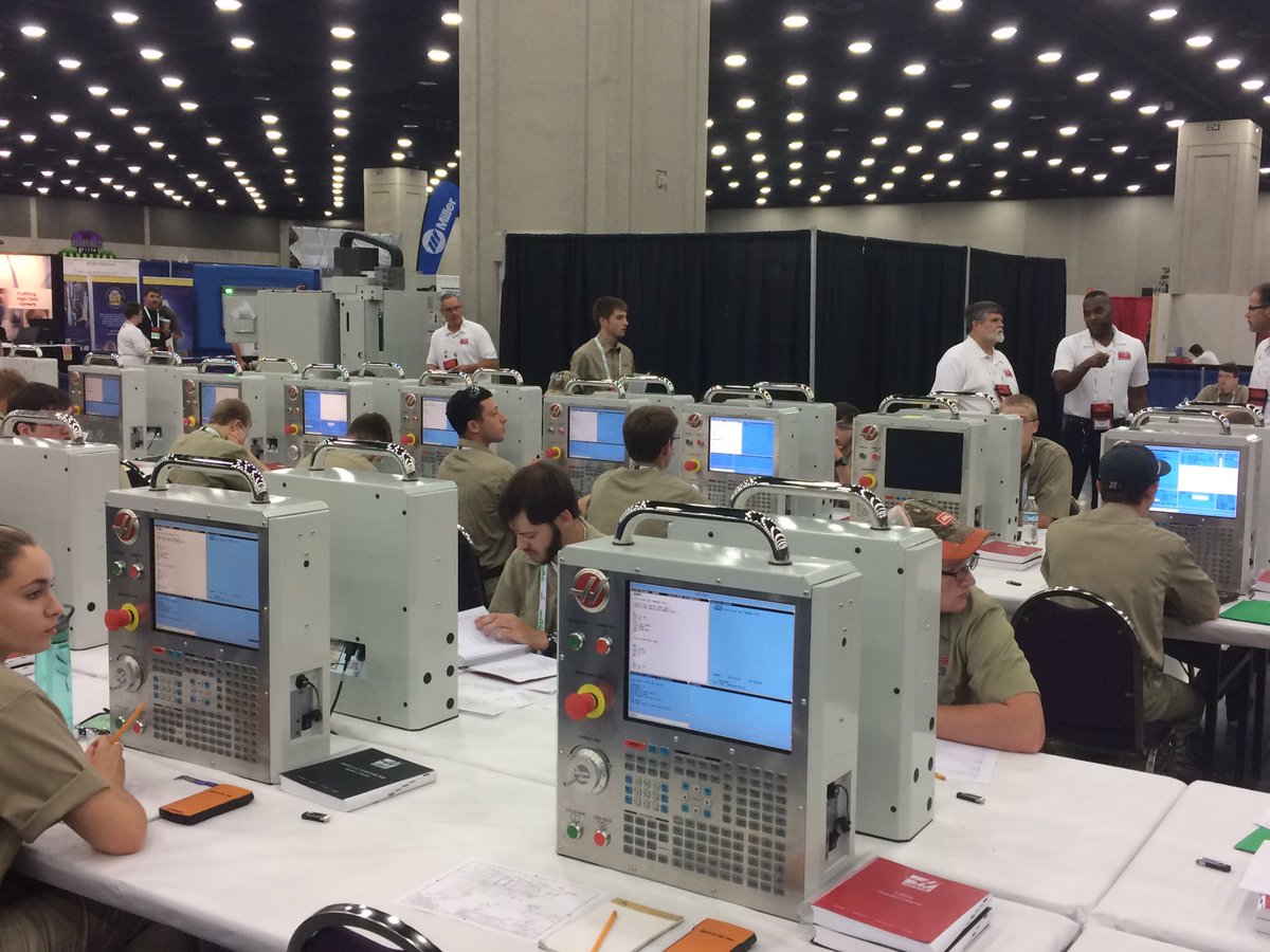 ccca_machine's tweet photo. Thanks @Haas_Automation @NIMS_Inc @SandvikCoro_US @Kathy_GHF for the great CNC Contest at @SkillsUSA #NLSC2017 from @SkillsUSA_AL CNC guys! https://t.co/ddG3n6yDjj