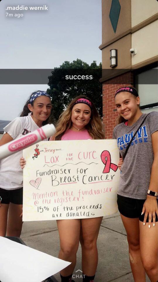 waller_coach's tweet photo. Love my team ! Thanks for giving time for something bigger than just you! @sjdevilslax @LaxForTheCure #fundraising #bonding #19red https://t.co/KkCtIFCfQg