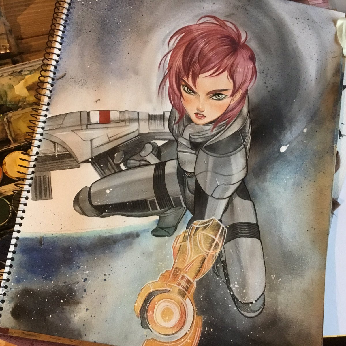 peachmomoko60's tweet photo. #masseffectshepard https://t.co/Tbua9W64dF