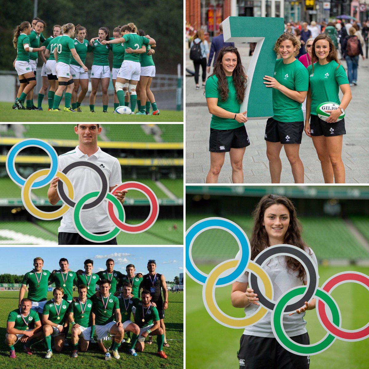 IrishRugby's tweet photo. #OlympicDay Our 7s teams are aspiring to reach the Olympics, to share in the Olympic ideal. https://t.co/Di2pURqR69