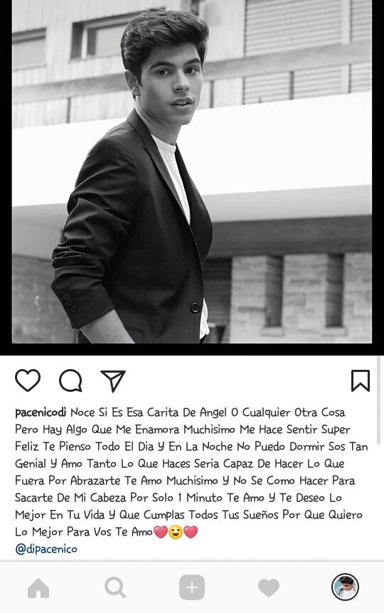 Te Amo Muchoo Y No Me Voy A Cansar De Decirlo Voy A Estar Hasta El Final Con Vos Por Que Sos El Mejor Y Me Encanta Lo Que Haces <a href="/dipacenico/">Nico Di Pace</a>