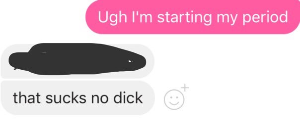 magash1212's tweet image. When you tell your coworker you started your lady days. #dickpressed ! #PeriodProblems
