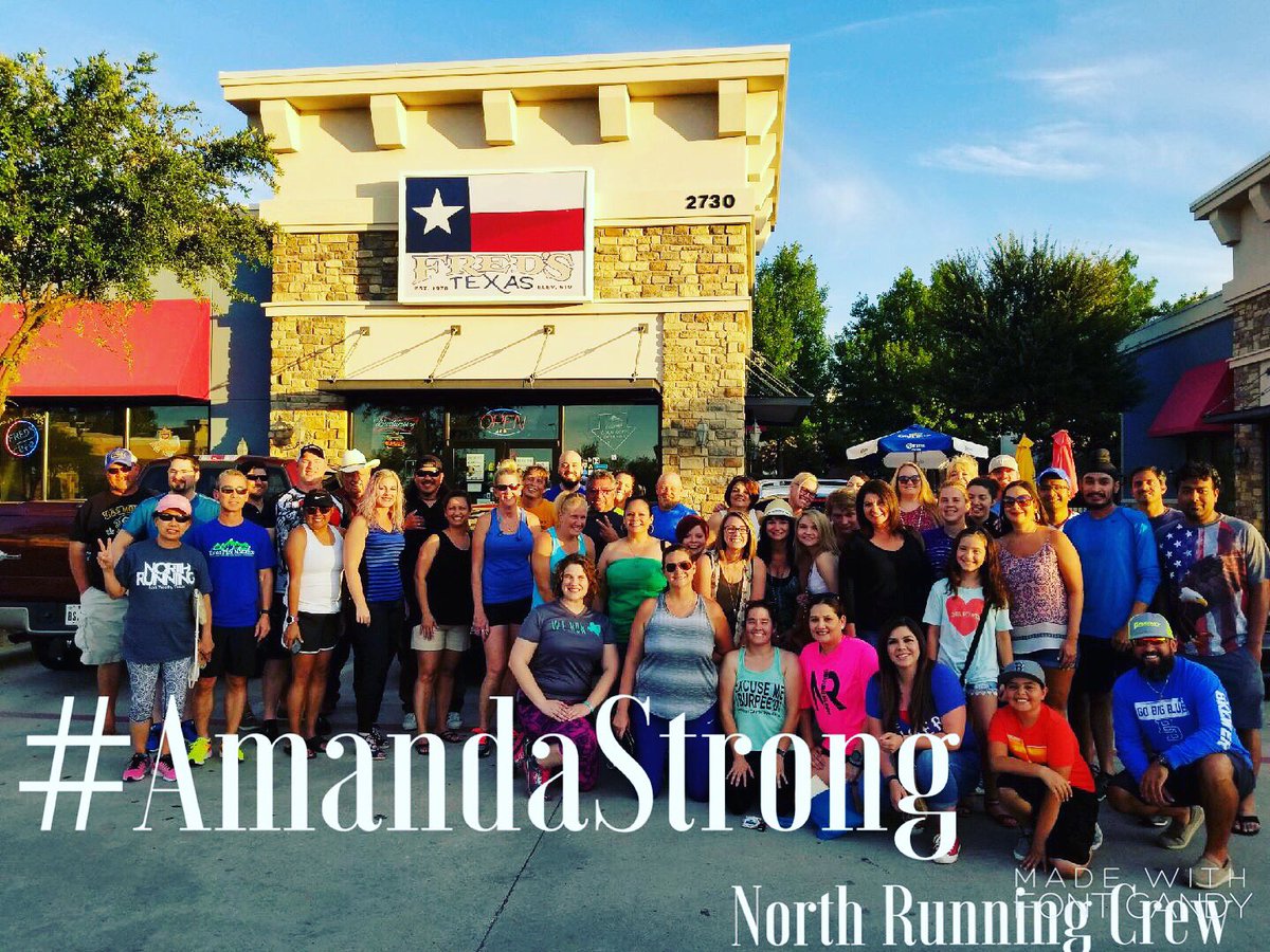 northrunningfw's tweet photo. #amandastrong #effcancer #crewlove #northrunningcrewfw @FredsNorth https://t.co/ZkltNrMC43