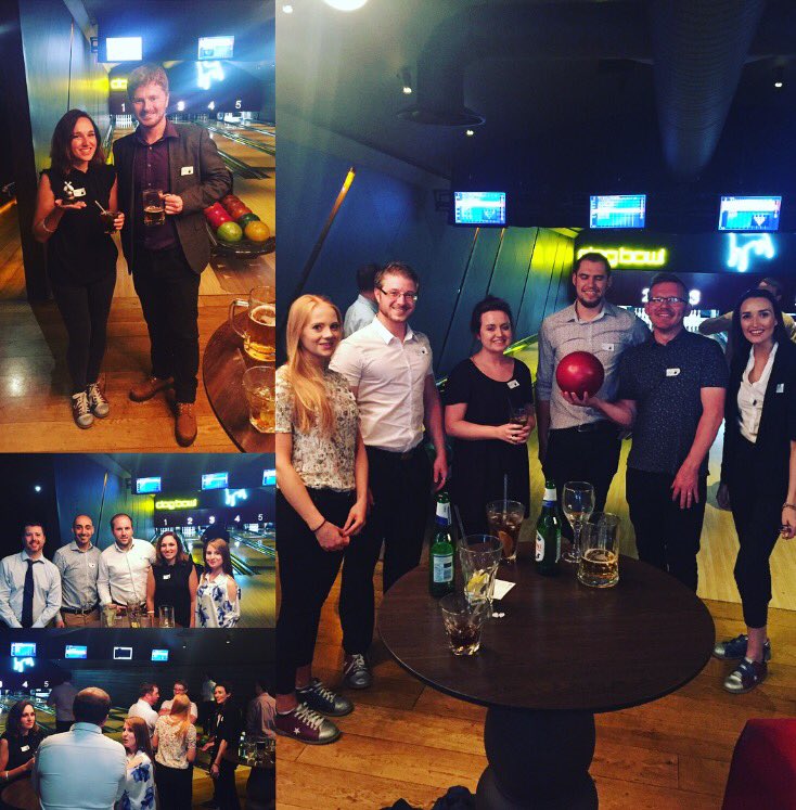 Great night tonight <a href="/FFTManchester/">FFT Manchester</a> @BlackDogBowl @WaxmanCeramicHQ @AEWarchitects <a href="/Emmavrayner/">Emma Rayner</a> #trophy #wins #bowling #networking #events