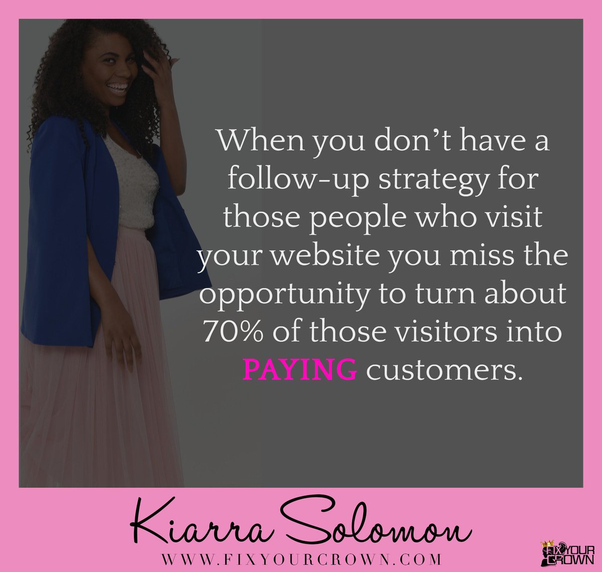fixyourcrown_'s tweet photo. Marketing Quotes - #strategy #visitors #customers #conversionrate #quotes https://t.co/gGQhajdC0h