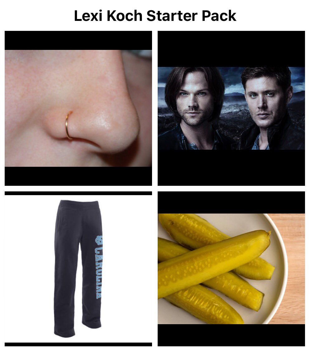 HshsPacks's tweet photo. Lexi Koch starter pack https://t.co/etqyiV6Dau