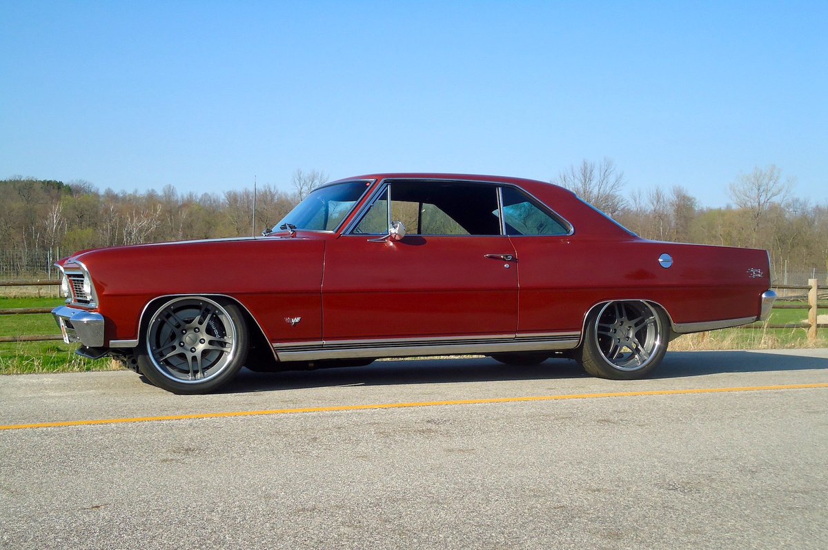 ForgelineWheels's tweet photo. No language confusion here. This #protouring #Chevy #Nova on #Forgeline #DS3P wheels by #DZCustoms can really go! https://t.co/jiaRnby144 https://t.co/02XXoMc9b9