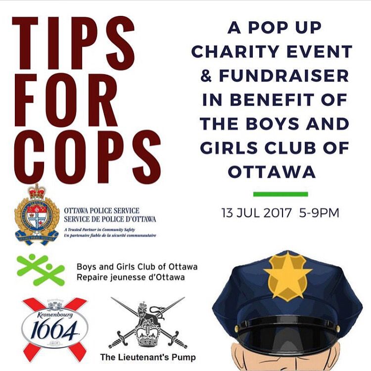 LieutenantsPump's tweet photo. We will be hosting #TipsForCops2017 Pop Up Charity Event! Sponsored by Kronenbourg, all proceeds will be going to the Ron Kolbus Clubhouse https://t.co/c5kB2jehT1