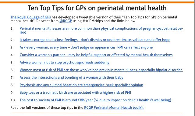 gp_aulait's tweet photo. @galpincn have you seen this from @rcgp #pmhtoolkit #toptips for #GPs? https://t.co/YVEi5xZgny https://t.co/HhSD9TEAuo