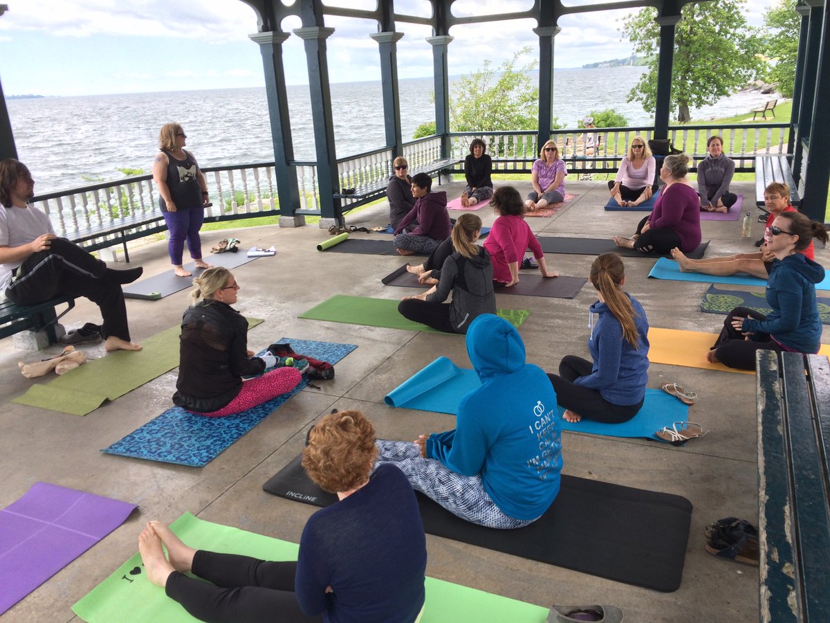 #CCTG staff celebrates #InternationalDayofYoga yesterday - namaste!