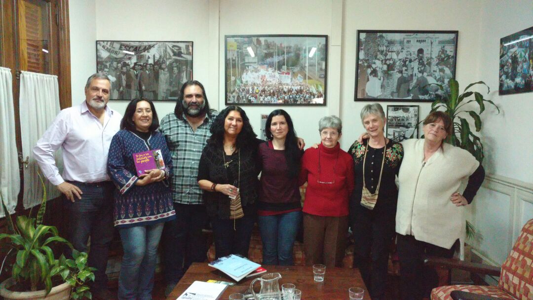 RobiBaradel's tweet image. Estuvimos con miembros y representantes de la Asamblea Permanente por los Derechos Humanos para concretar convenios con la @CTAok.