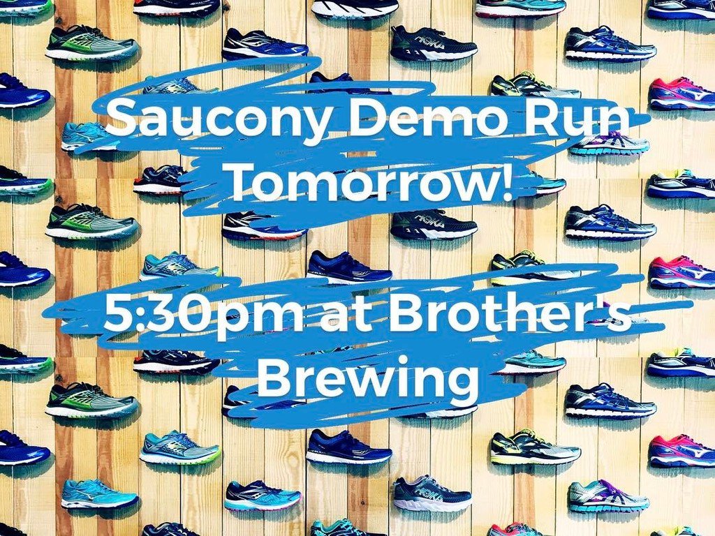 Shoes and beers with us, @vamomentum and <a href="/broscraftbrew/">Bros Craft Brew</a> tomorrow! Our friends from @saucony will be there letting … ift.tt/2sWrGw3