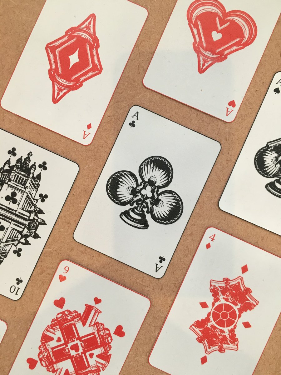 gitfinger's tweet image. Cute deck of cards by Rory Farrell. As seen at the @LCCLondon degree show   #LCCDegreeShows
