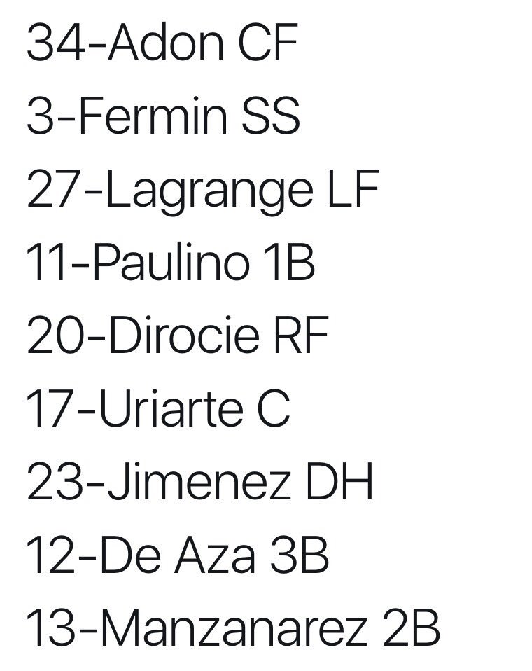 MarkThatPlay's tweet photo. Your 2017 #OpeningDay @Kingsport_Mets starting lineup: #LGKMets #TakeGame1 #OurYear https://t.co/gbuys1Pt6M