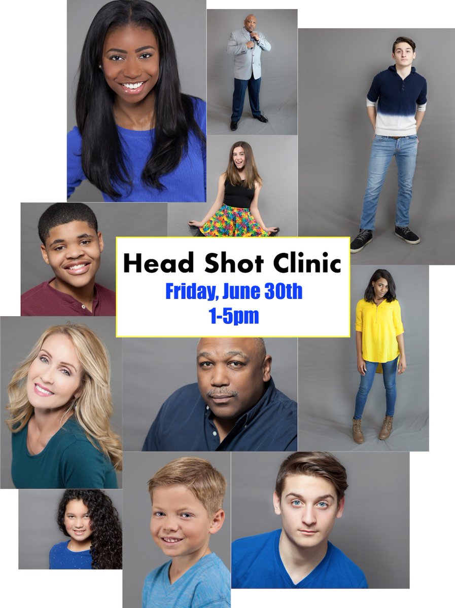 KDMAActorStudio's tweet image. Head Shot Clinic - Fri. June 30th, 1-5pm
Spots still available! Call 856.482.9113!
#actor #actors #headshot #headshots #photo #photography