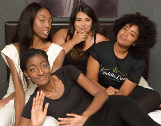 smoochtastic's tweet photo. Fabulous shoot with these gorgeous ladies! #cuddleluxe #cuddlebuddies  #photoshoot #talent #beautiful #models #goodvibes https://t.co/c9A8P9zOWb