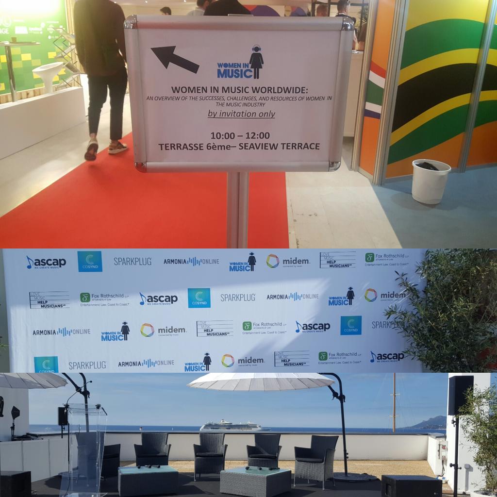 cosynd's tweet photo. #TBT Cosynd sponsoring @womeninmusicorg 's brunch at #Midem2017 https://t.co/2HCLq8pVFq
