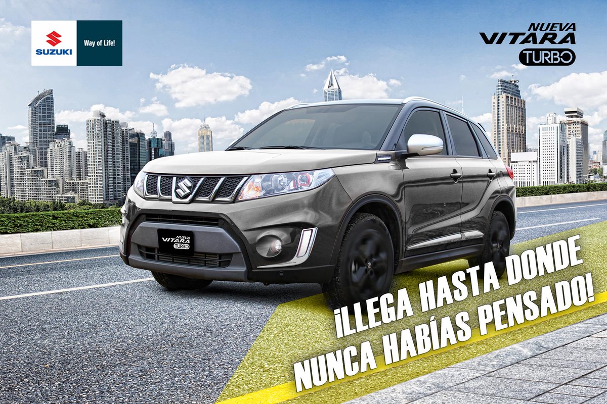 Suzuki_Mex's tweet photo. Yo ya quité la palabra “límites” de mi vocabulario, ¿y tú? #AsíSoyYo #NuevaVitaraTurbo https://t.co/lyxts0tzcW