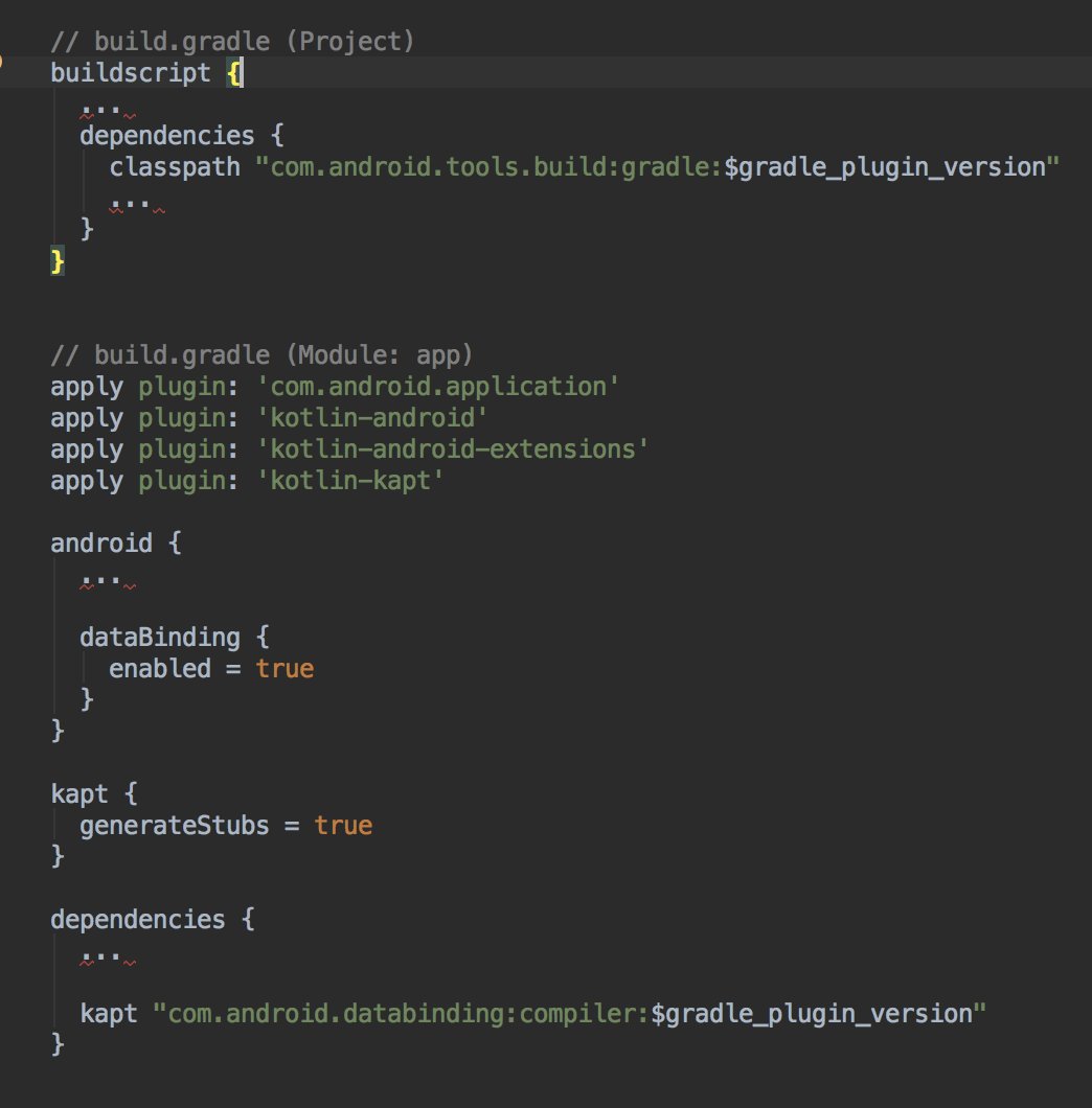 jamesbluecrow's tweet photo. Having working #kotlin & #AndroidDataBinding together has been a challenge. Here is what worked for me. https://t.co/UjpZxfoJLk